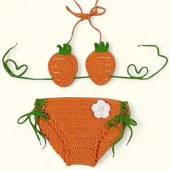 Bikini len cho bé gái. Bikini handmade 1/2 (ảnh thật,hàng sẵn)
