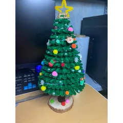 Cây thông noel kẽm nhung handmade(ảnh thật) cây hoàn thiện
