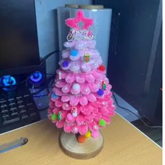 Cây thông noel kẽm nhung handmade(ảnh thật) cây hoàn thiện