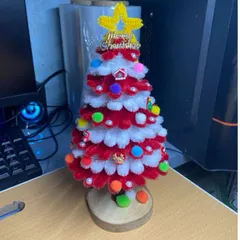 Cây thông noel kẽm nhung handmade(ảnh thật) cây hoàn thiện
