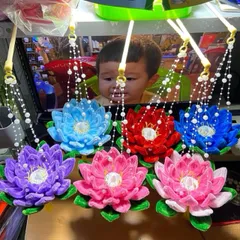 Lồng đèn hoa sen Kẽm nhung. Ảnh thật,hàng sẵn