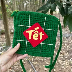 Túi đựng lì xì mẫu bánh chưng cho bé và người lớn (ảnh thật)