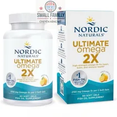 Viên Uống Omega 3 Nordic Naturals Ultimate Omega 2X - Hỗ Trợ Tim Mạch, Não Bộ 826840