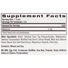 Viên, Kẹo hỗ trợ giấc ngủ Natrol Melatonin 5mg _SmallFamily