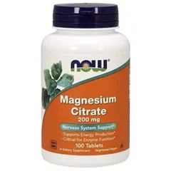 Viên uống NOW Magnesium (magie) Citrate – Hỗ trợ thần kinh, cơ bắp & giấc ngủ _SmallFamily