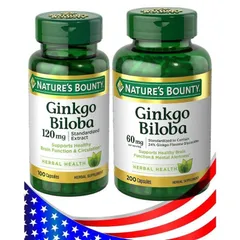 Viên uống bổ não Nature's Bounty Ginkgo Biloba 60mg 60 viên _SmallFamily