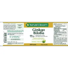 Viên uống bổ não Nature's Bounty Ginkgo Biloba 60mg 60 viên _SmallFamily