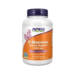 Viên Uống Hỗ Trợ Đường Tiết Niệu & Bàng Quang NOW Foods D-Mannose 500mg