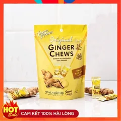 Kẹo gừng dẻo Original Ginger Chews Nhập Mỹ - Small Family 826882