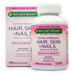 Viên uống hỗ trợ tóc dày, móng khoẻ và da đẹp Nature’s Bounty Hair, Skin, Nails - Small Family 826927