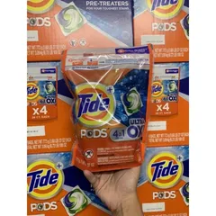 Viên giặt quần áo Tide Mỹ Pods 3 in 1 loại 42 viên bỏ thẳng vào máy giặt tự tan trong nước tiện lợi - Small Family 826926