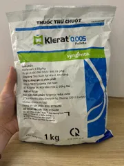 Thuốc trừ chuột Klerat gói lớn 1 kg (chỉ cần đặt thuốc, không cần thêm mồi) gói lớn, tiết kiệm