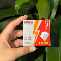 Đầu nối chia điện đa năng 3 cửa SOPOKA P11 chịu tải 2200W