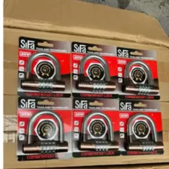 Ổ khóa SiFa chữ U, Khóa mã số 4 chữ số, chất liệu hợp kim inox chống gỉ, cao cấp bền bỉ,hàng cao cấp chính hãng