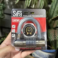 Ổ khóa SiFa chữ U, Khóa mã số 4 chữ số, chất liệu hợp kim inox chống gỉ, cao cấp bền bỉ,hàng cao cấp chính hãng