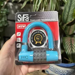 Ổ khóa SiFa chữ U, Khóa mã số 4 chữ số, chất liệu hợp kim inox chống gỉ, cao cấp bền bỉ,hàng cao cấp chính hãng