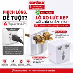 Đầu nối đa năng chuyển nguồn SOPOKA P6A, P7 chịu nhiệt chống cháy