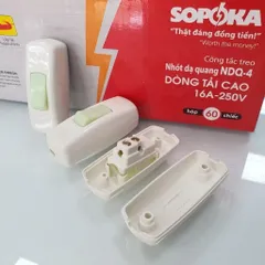 Công tắc treo quả nhót dạ quang SOPOKA cao cấp chính hãng, 5A-250V.