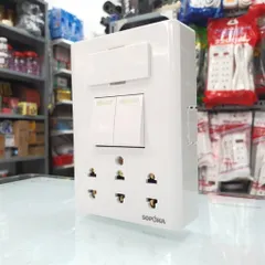 ( SOPOKA ) Bảng điện lắp nổi cao cấp E3A , E4A,E5A,E8A,E4S Chống Cháy - An toàn, tiện lợi