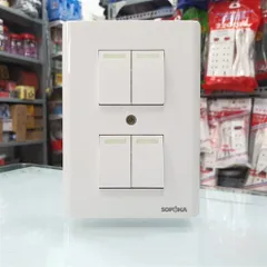 ( SOPOKA ) Bảng điện lắp nổi cao cấp E3A , E4A,E5A,E8A,E4S Chống Cháy - An toàn, tiện lợi