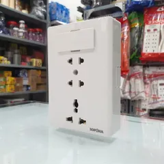 ( SOPOKA ) Bảng điện lắp nổi cao cấp E3A , E4A,E5A,E8A,E4S Chống Cháy - An toàn, tiện lợi