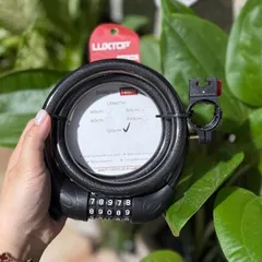 Khoá số dây cáp xe Luxtop 5 số 120cm ( Chính Hãng )