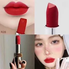 Son Prada Monochrome Hyper Matte R28 Fuoco đỏ thuần - Mini Size 1.3g fullbox