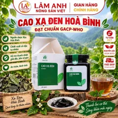 130Gr Cao Xạ Đen Hoà Bình Nguyên Chất Hỗ Trợ Thanh Nhiệt, Mát Gan, Ngủ Ngon, Thanh Lọc Cơ Thể