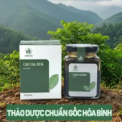 130Gr Cao Xạ Đen Hoà Bình Nguyên Chất Hỗ Trợ Thanh Nhiệt, Mát Gan, Ngủ Ngon, Thanh Lọc Cơ Thể