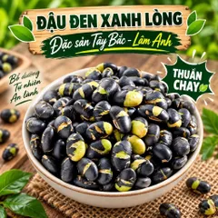 1Kg Đậu Đen Rang Muối, Giòn Tan Ăn Liền (Xanh Lòng Loại 1), Hữu Cơ, Eatclean, Ăn Vặt Thuần Chay, Giàu Dinh Dưỡng