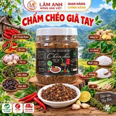 Muối Chẩm Chéo Giã Tay, Gia Vị Chấm Đặc Sản Dân Tộc Thái (250G) Chấm Hoa Quả, Thịt Cá, Ướp Đồ Nướng, Sốt Chấm Thơm Ngon