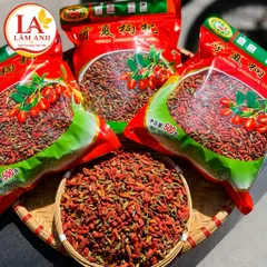 1Kg Kỷ Tử Đỏ Hoang Dã Núi Trường Bạch Sấy Khô, Organic Tự Nhiên Hỗ Trợ Chống Oxy Hóa, Bổ Sung Dinh Dưỡng, Hãm Trà