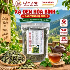 1Kg Xạ Đen Hoà Bình (Túi Zip Tiện Lợi) Đã Sao Vàng Hạ Thổ (Cả Thân Và Lá) Bản Mường Vụ Mới Khô Thơm, Dễ Ngủ, Thanh Nhiệt