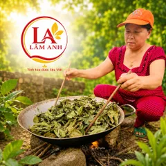 1Kg Xạ Đen Hoà Bình (Túi Zip Tiện Lợi) Đã Sao Vàng Hạ Thổ (Cả Thân Và Lá) Bản Mường Vụ Mới Khô Thơm, Dễ Ngủ, Thanh Nhiệt
