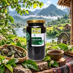 500Gr Cao Xạ Đen Hoà Bình Nguyên Chất Hỗ Trợ Thanh Nhiệt, Mát Gan, Ngủ Ngon, Thanh Lọc Cơ Thể