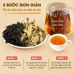 1Kg Trà Nhân Trần Cam Thảo (Đã Sao Vàng Hạ Thổ) Kết Hợp La Hán, Cỏ Ngọt, Vị Thơm Dễ Uống, Thanh Lọc Cơ Thể, Giải Nhiệt