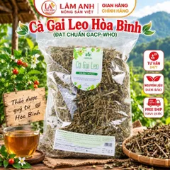 1Kg Cà Gai Leo Hòa Bình - Chuẩn GACP-WHO (Có Chứng Nhận ATTP), Đã Sao Hạ Thổ, Khô Thơm, Thanh Nhiệt, Mát Gan, Dễ Uống