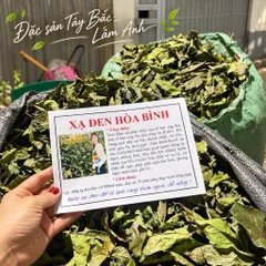 1Kg Nguyên Lá Xạ Đen Hoà Bình (Đã Sao Vàng Hạ Thổ) Bản Mường Vụ Mới Khô, Thơm, Giúp Dễ Ngủ, Thanh Nhiệt, Mát Gan, Detox