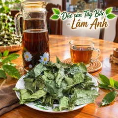 1Kg Nguyên Lá Xạ Đen Hoà Bình (Đã Sao Vàng Hạ Thổ) Bản Mường Vụ Mới Khô, Thơm, Giúp Dễ Ngủ, Thanh Nhiệt, Mát Gan, Detox
