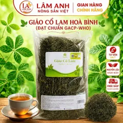 1Kg Giảo Cổ Lam 5 Lá Hòa Bình (Đạt Chuẩn GACP-WHO), Sao Tươi Cao Cấp, Hỗ Trợ Ổn Định Đường Huyết, Thanh Lọc Cơ Thể
