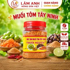 Muối Tôm Tây Ninh (Thuấn Nguyện) Chính Gốc – Đậm Đà Vị Tôm, Chấm Trái Cây, Hải Sản, Đồ Nướng Thơm Ngon Hũ Tiện Dụng 100g