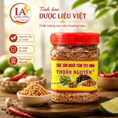 Muối Tôm Tây Ninh (Thuấn Nguyện) Chính Gốc – Đậm Đà Vị Tôm, Chấm Trái Cây, Hải Sản, Đồ Nướng Thơm Ngon Hũ Tiện Dụng 100g