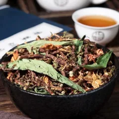 1Kg Trà Sơn Mật Hồng Sâm (Loại Cao Cấp) Đông Trùng Hạ Thảo, Kỷ tử, Nụ Nhài, Táo Đỏ, Cỏ ngọt (Túi Zip Tiện Dùng) Pha Trà
