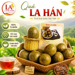 Combo 10 Quả La Hán (Quả To, Đều, Không vỡ) Ngọt Dịu, Dễ Chịu Cổ Họng, Nhẹ Người Thanh Giọng, Mát Cổ, Thanh Nhiệt