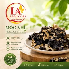 100g Mộc Nhĩ Rừng Khô (Nấm Mèo) Hàng Loại 1, Nguyên Tai, Dạng Sợi Có Đủ, Nở To Dày Thịt, Giòn Ngọt Đạt Chuẩn