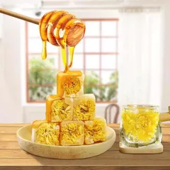 1Kg Viên Trà Hoa Cúc Đường Phèn Mật Ong Thanh Nhiệt Giải Độc Cải Thiện Giấc Ngủ Đẹp Da Đẹp Dáng