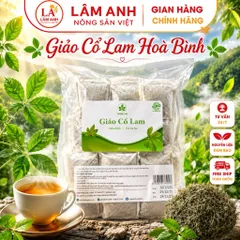 1Kg Túi Lọc Giảo Cổ Lam 5 Lá Hòa Bình (Sao Tươi) Chuẩn GACP-WHO Ổn Định Đường Huyết, Hỗ Trợ Tuần Hoàn, Thanh Lọc Cơ Thể