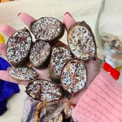 1Kg Chuối hột rừng Tây Bắc (Sao vàng hạ thổ) thái lát sấy khô loại 1 hỗ trợ sỏi thận, tiểu đường, kích thích tiêu hoá