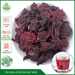 100gr Trà Hoa Atiso Đỏ Sấy Khô Nguyên Nụ Hoa Bụp Giấm Khô Loại Đẹp