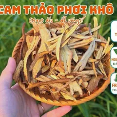 1Kg Cam Thảo Khô Thái Lát, Hỗ Trợ Giảm Ho, Sốt, Đau Bụng, Tiêu Chảy, Ngừa Sâu Răng, Dùng Cùng Trà Hoa Giúp Thanh Nhiệt